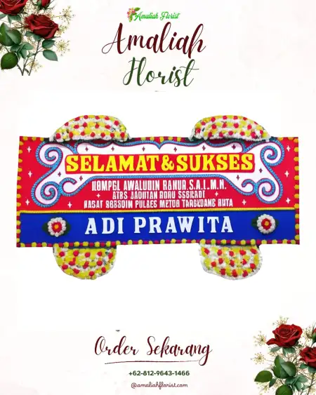 Papan Bunga Ucapan Selamat Haruman